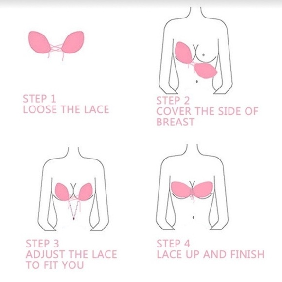 Backless Strapless Silicone Seamless Bra Black 719 - Picture 8 of 8